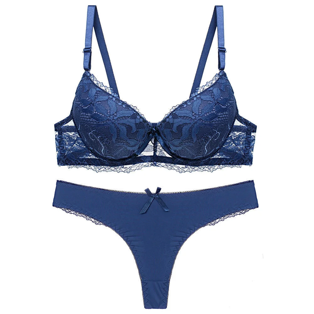 Lingerie Women's Small Chest Gathered Upper Support Adjustable T-pants Avant-garde Upper Thin Lower Thick Sexy Lace Bra Set
Lingerie Women's Small Chest Gathered Upper Support Adjustable T-pants Avant-garde Upper Thin Lower Thick Sexy Lace Bra Set