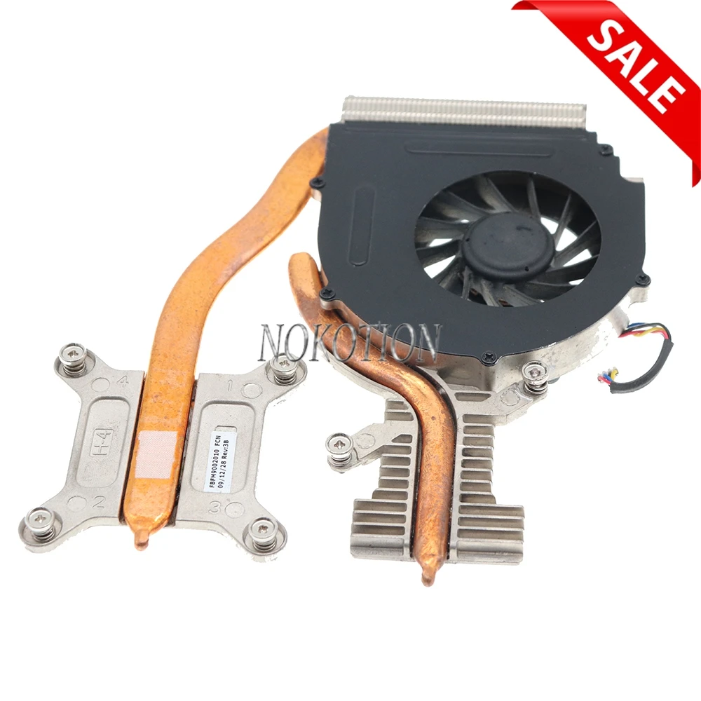 NOKOTION 0RGF24 RGF24 FBFM9002010 For Dell Studio 1557 1558 Notebook Cooler Copper Tube Fan Heatsink
NOKOTION 0RGF24 RGF24 FBFM9002010 For Dell Studio 1557 1558 Notebook Cooler Copper Tube Fan Heatsink