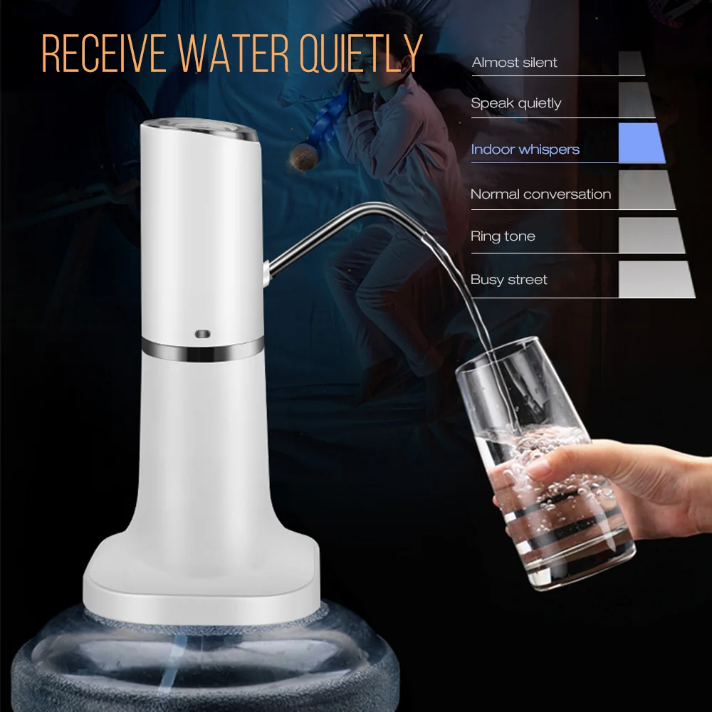 Automatic Electric Water Dispenser Smart Water Pump Water bottle Gallon Drinking Bottle Switch Water Treatment Appliances
Automatic Electric Water Dispenser Smart Water Pump Water bottle Gallon Drinking Bottle Switch Water Treatment Appliances