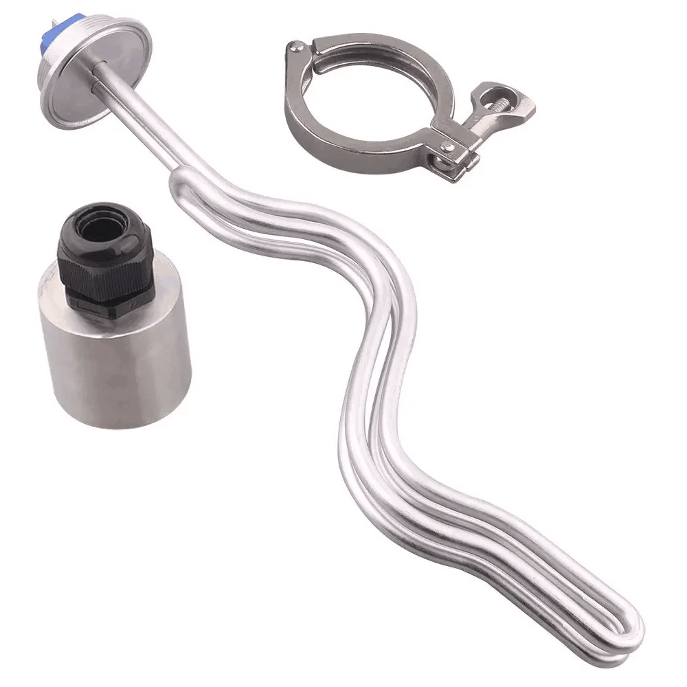 Электрический трубчатый нагревательный элемент для пивоварения 240 в, 2 дюйма, три зажима, 2,5/3,5/4,5/5,5/кВт, SUS304
Электрический трубчатый нагревательный элемент для пивоварения 240 в, 2 дюйма, три зажима, 2,5/3,5/4,5/5,5/кВт, SUS304