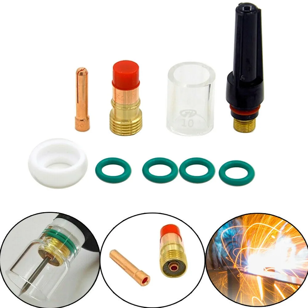 Accessories TIG Welding Gas Lens Kit For 40-100A Plasma Cutting Machine Pyrex Glass Cup Replace Replacement Stubby Durable
Accessories TIG Welding Gas Lens Kit For 40-100A Plasma Cutting Machine Pyrex Glass Cup Replace Replacement Stubby Durable