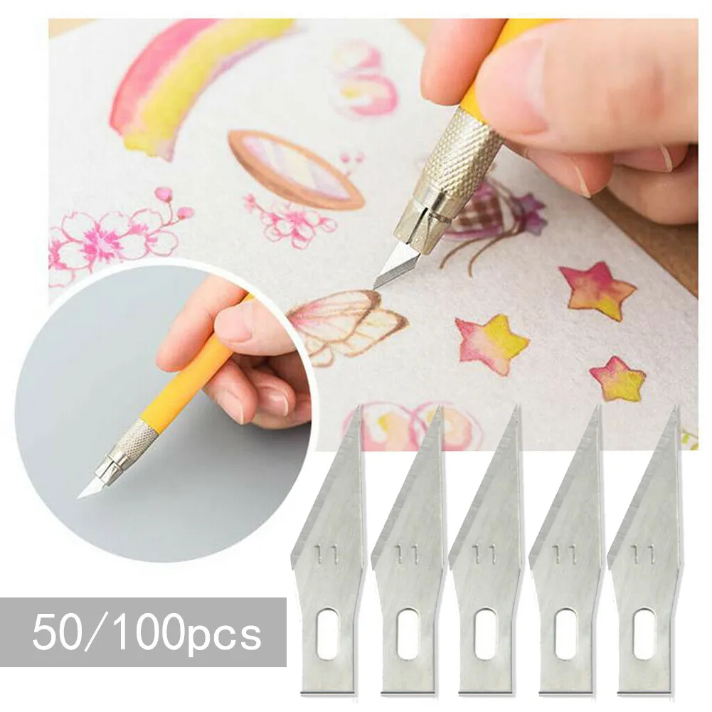 50/100pcs X Blades For X-Acto Exacto Tool Engraving Blades Boxed For Crafts Cell Phone Film Engraving Stamp Multi BladesTools
50/100pcs X Blades For X-Acto Exacto Tool Engraving Blades Boxed For Crafts Cell Phone Film Engraving Stamp Multi BladesTools