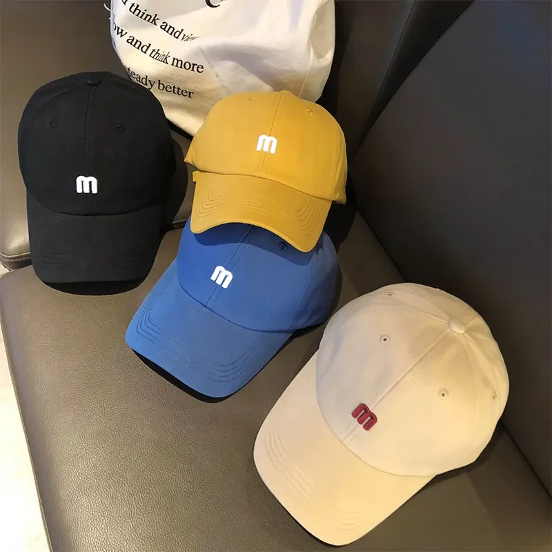 Sun Hat Women Embroidery M Letter Baseball Cap Ins Cotton Sun Visor Hats Men Women Snapback Caps Outdoor Peaked Cap
Sun Hat Women Embroidery M Letter Baseball Cap Ins Cotton Sun Visor Hats Men Women Snapback Caps Outdoor Peaked Cap