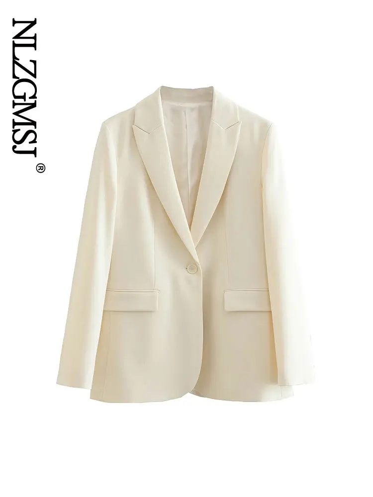 Nlzgmsj 2022 Office Ladies Blazer Jacket for Women Notched Collar Single Button Long Sleeve Casual Vintage Outerwear Stylish Top
Nlzgmsj 2022 Office Ladies Blazer Jacket for Women Notched Collar Single Button Long Sleeve Casual Vintage Outerwear Stylish Top