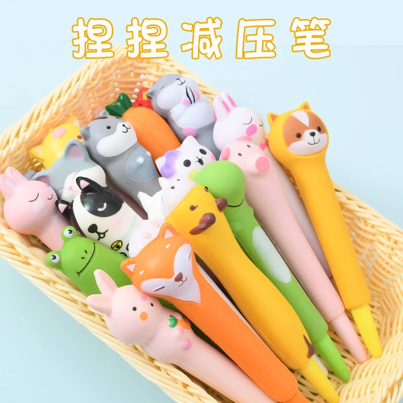 Creative Gel Pen Cartoon Decompression Pen Recoverable Pinch Pen Cute Sponge Rebound Pen Holder
Creative Gel Pen Cartoon Decompression Pen Recoverable Pinch Pen Cute Sponge Rebound Pen Holder