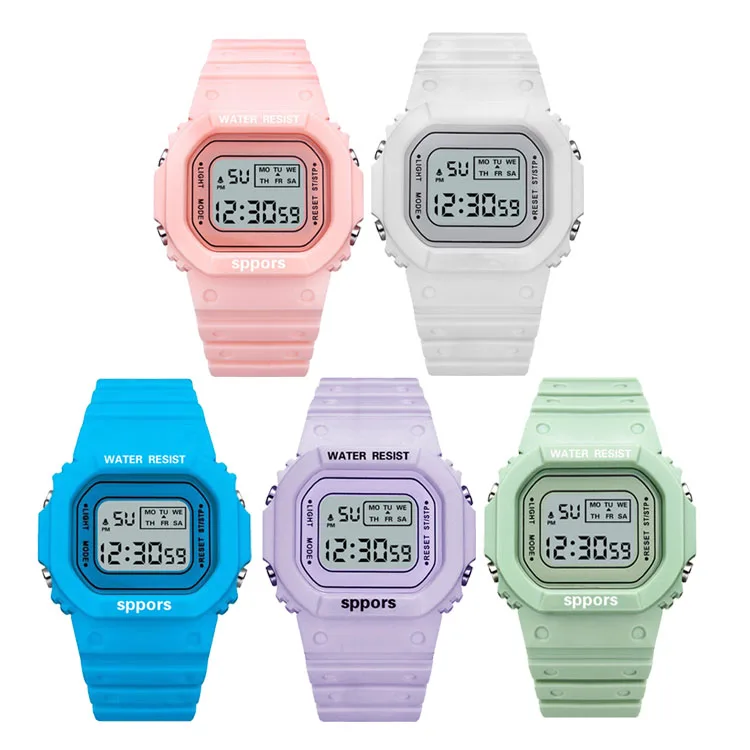 Children's Electronic Sports Waterproof Watch Boy Girl Silicone Anti-fall LED Factory Direct Sales Watch Reloj
Children's Electronic Sports Waterproof Watch Boy Girl Silicone Anti-fall LED Factory Direct Sales Watch Reloj