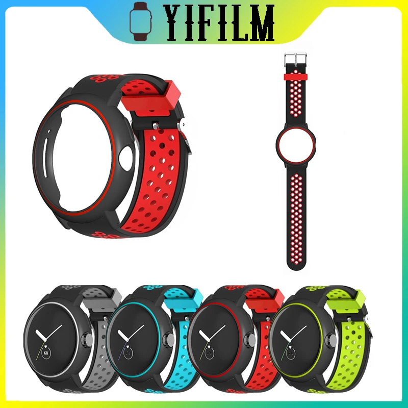 Силиконовый ремешок 2 в 1 для Google Pixel, ремешок для часов, двухцветный защитный чехол, защитный чехол для часов из ТПУ
Силиконовый ремешок 2 в 1 для Google Pixel, ремешок для часов, двухцветный защитный чехол, защитный чехол для часов из ТПУ