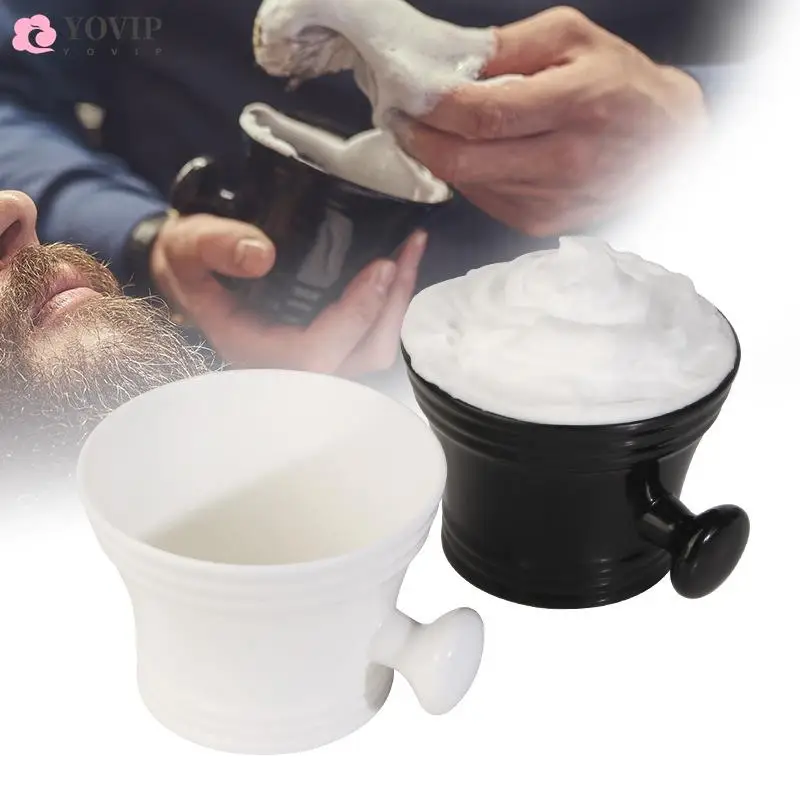 Barber Cleaning Soup Cup for Razor Man's Plastic Shaving Bowl with Handle Soap Mug Bowl Professional for Home Salon Barber Tools 
Barber Cleaning Soup Cup for Razor Man's Plastic Shaving Bowl with Handle Soap Mug Bowl Professional for Home Salon Barber Tools