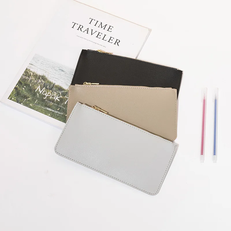 Simple Square PU Pencil Bag Large Capacity Schoolu Case Students Stationery Holder Pen Box Zipper Pencil Pouch School Supplies
Simple Square PU Pencil Bag Large Capacity Schoolu Case Students Stationery Holder Pen Box Zipper Pencil Pouch School Supplies