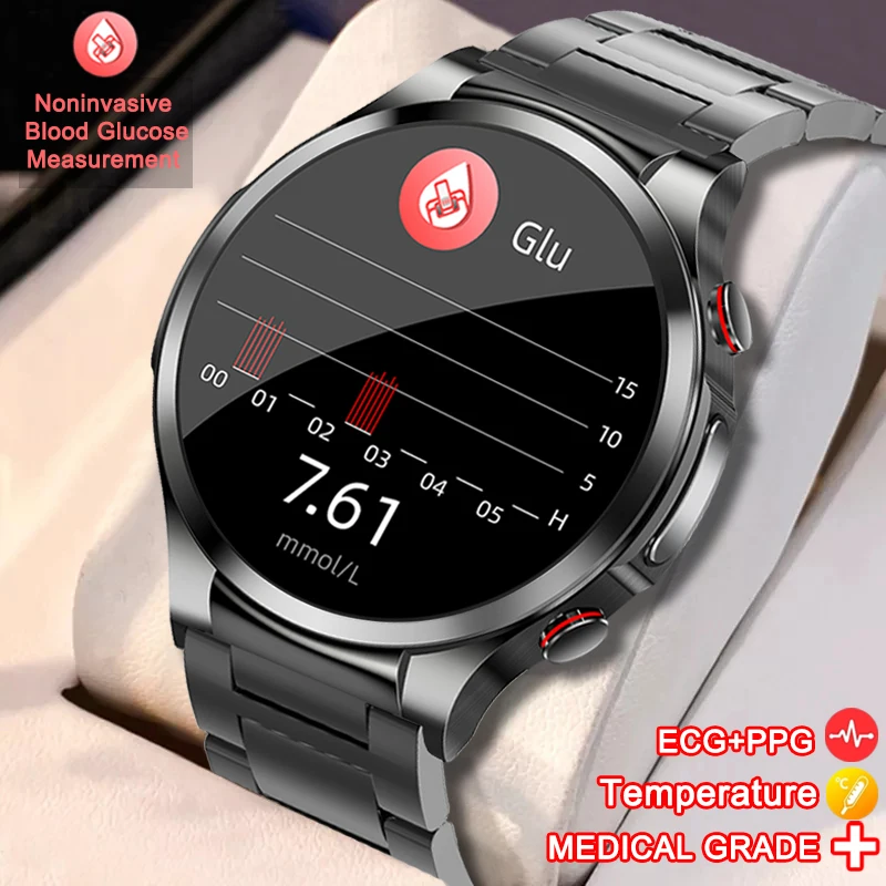2023 Blood Glucose Smart Watch Men ECG Blood Pressure Body Temperature Monitor Smart Watches IP68 Waterproof Fitness Watch Women
2023 Blood Glucose Smart Watch Men ECG Blood Pressure Body Temperature Monitor Smart Watches IP68 Waterproof Fitness Watch Women