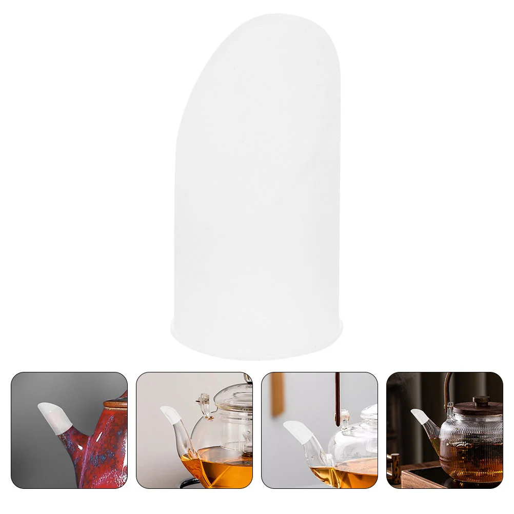 Tea Pitcher Teapot Spout Cover Silicone Covers Mouth Kettle Protectors White Multifunctional Sleeves 
Tea Pitcher Teapot Spout Cover Silicone Covers Mouth Kettle Protectors White Multifunctional Sleeves
