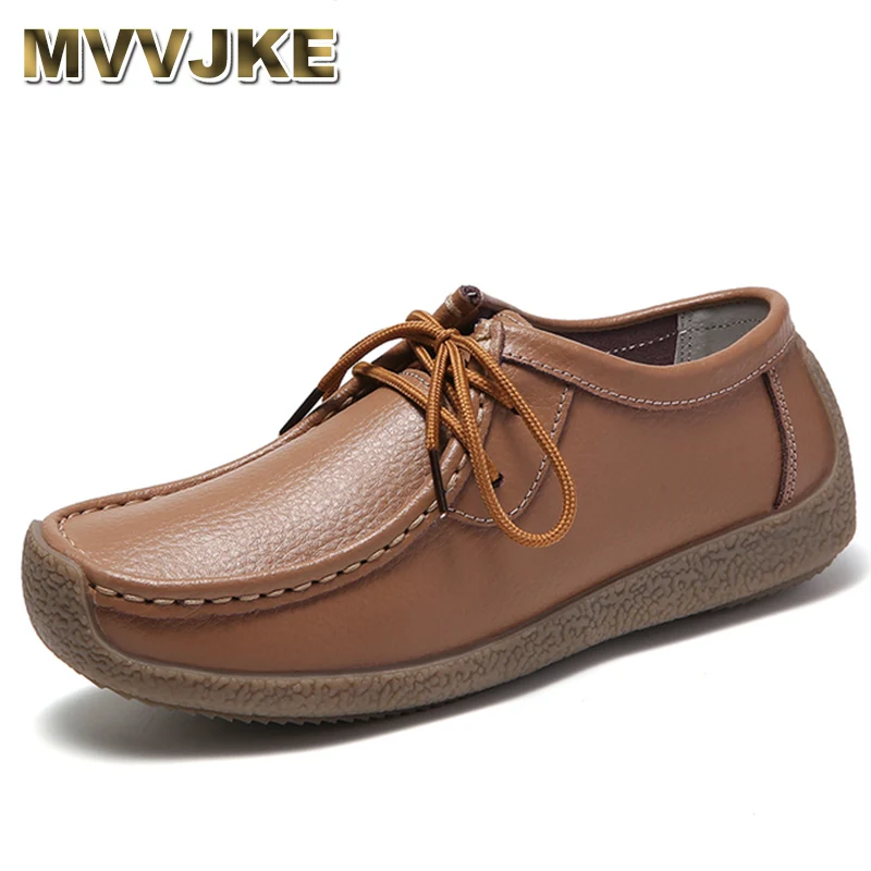 Autumn Women Flats Shoes Genuine Leather Lace-up Casual Shoes Women Comfortable Mother Shoes zapatos mujer
Autumn Women Flats Shoes Genuine Leather Lace-up Casual Shoes Women Comfortable Mother Shoes zapatos mujer
