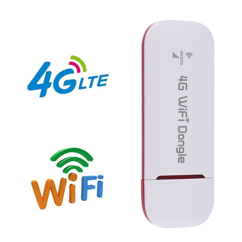 

USB-ключ 4G 150 Мбит/с, Wi-Fi-роутер, Wi-Fi-модем, беспроводной маршрутизатор, сетевой адаптер со слотом для Sim-карты
