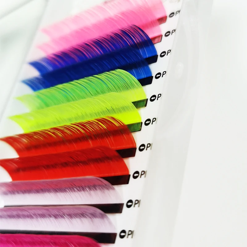 Color Lashes Mix False Eyelash Individual Colored Pink Yellow Blue Faux Eyelash Extensions
Color Lashes Mix False Eyelash Individual Colored Pink Yellow Blue Faux Eyelash Extensions