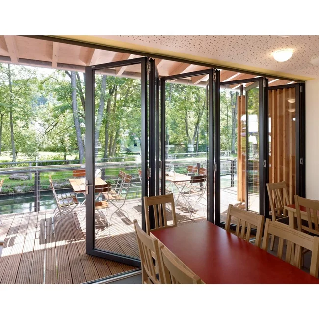 Commercial Aluminium Lowes Bi Fold Door Double Glass Sliding Folding Door For Entrance
Commercial Aluminium Lowes Bi Fold Door Double Glass Sliding Folding Door For Entrance