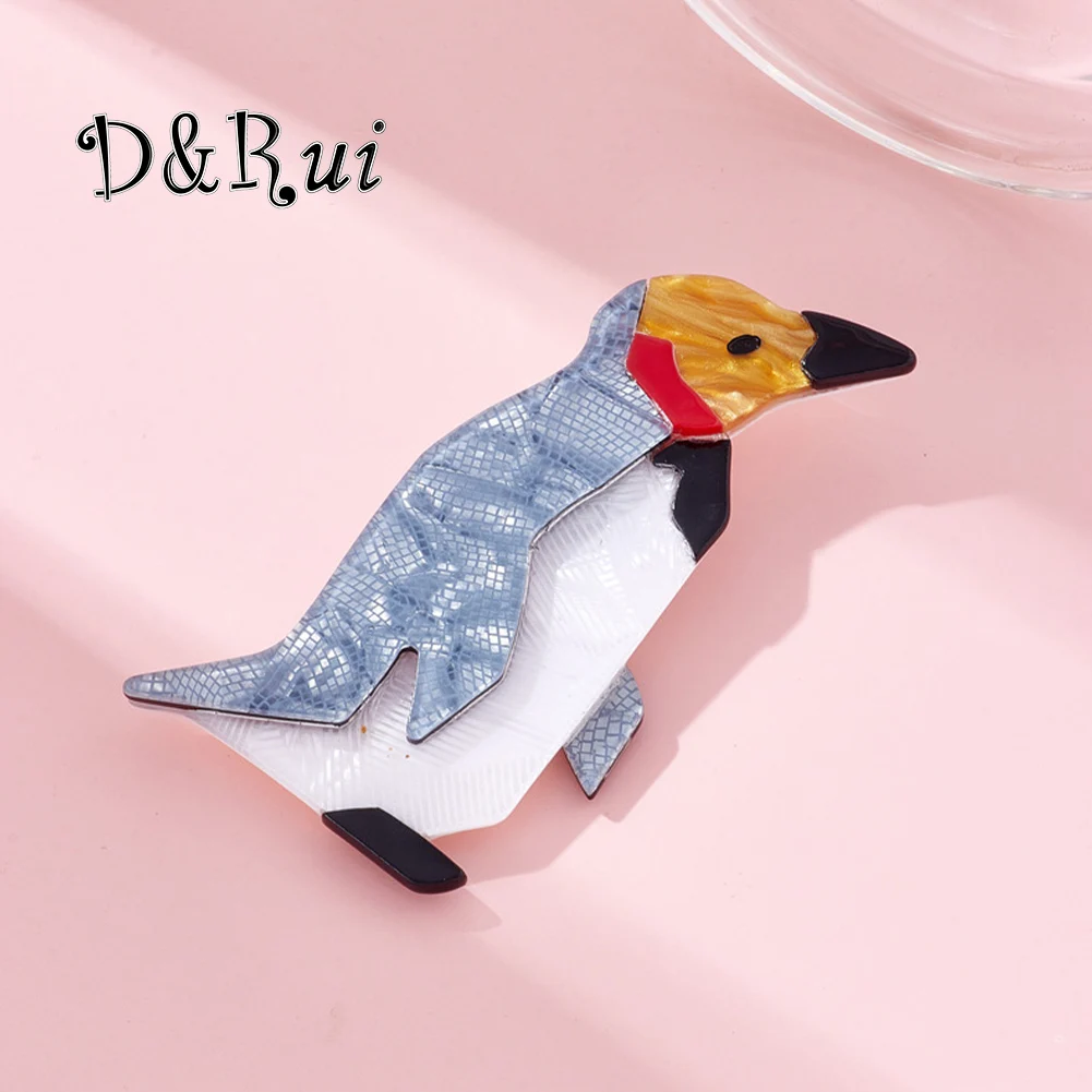 D&Rui Cartoon Animal Penguin Brooches Personalized Acrylic Small Accessories Fashion Lapel Pins Jewelry Women's Brooch
D&Rui Cartoon Animal Penguin Brooches Personalized Acrylic Small Accessories Fashion Lapel Pins Jewelry Women's Brooch