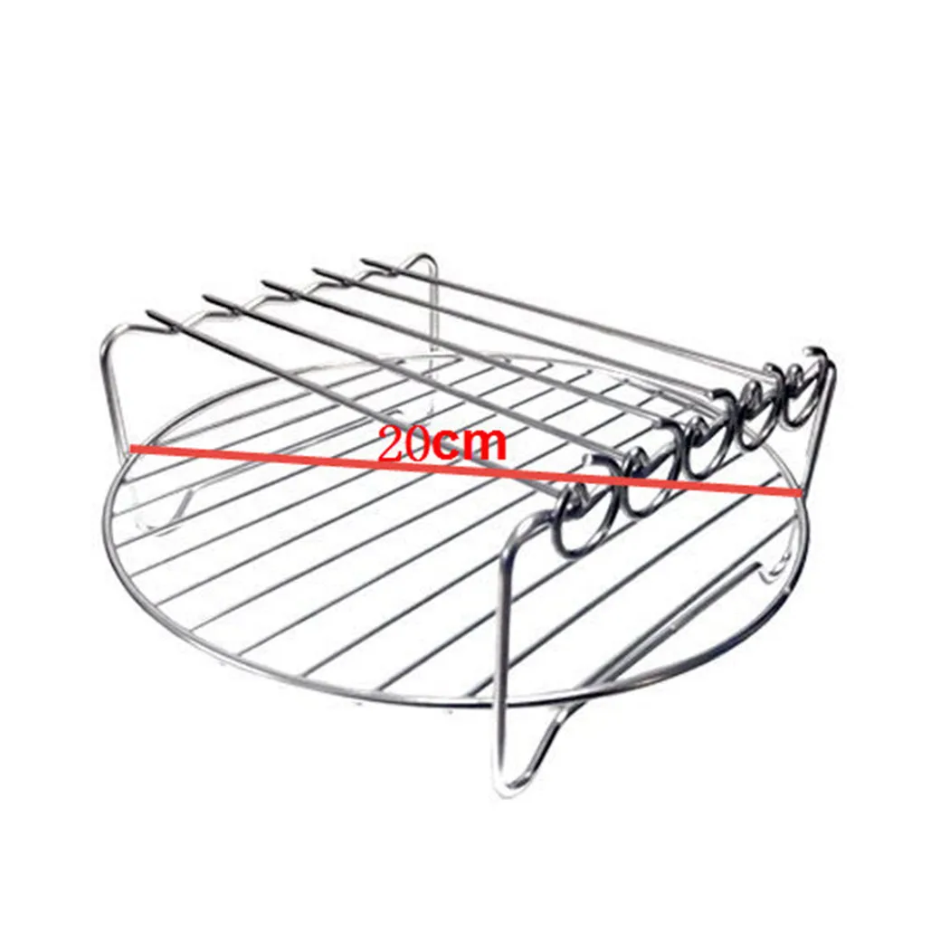 Toaster Grill 8\\\\\\\\\\\\\\\" Double Layer Outdoor Barbecue Oven Needle Holder Basking Basket Air Fryer Skewers Accessories
Toaster Grill 8\\\\\\\\\\\\\\\" Double Layer Outdoor Barbecue Oven Needle Holder Basking Basket Air Fryer Skewers Accessories
