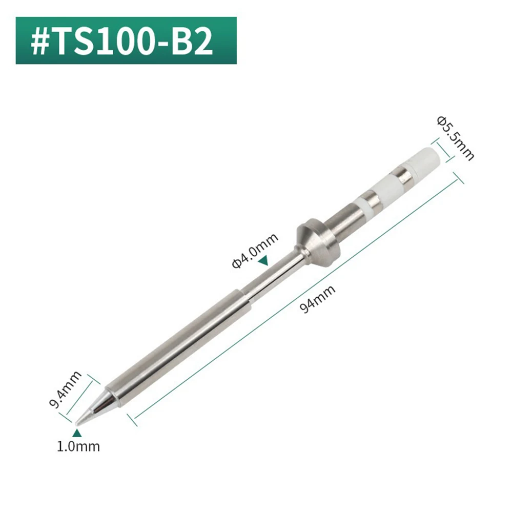 Наконечники для паяльника TS100 94 мм, сменные наконечники для электрического паяльника TS- B C D I J K для сварки компонентов PBC
Наконечники для паяльника TS100 94 мм, сменные наконечники для электрического паяльника TS- B C D I J K для сварки компонентов PBC