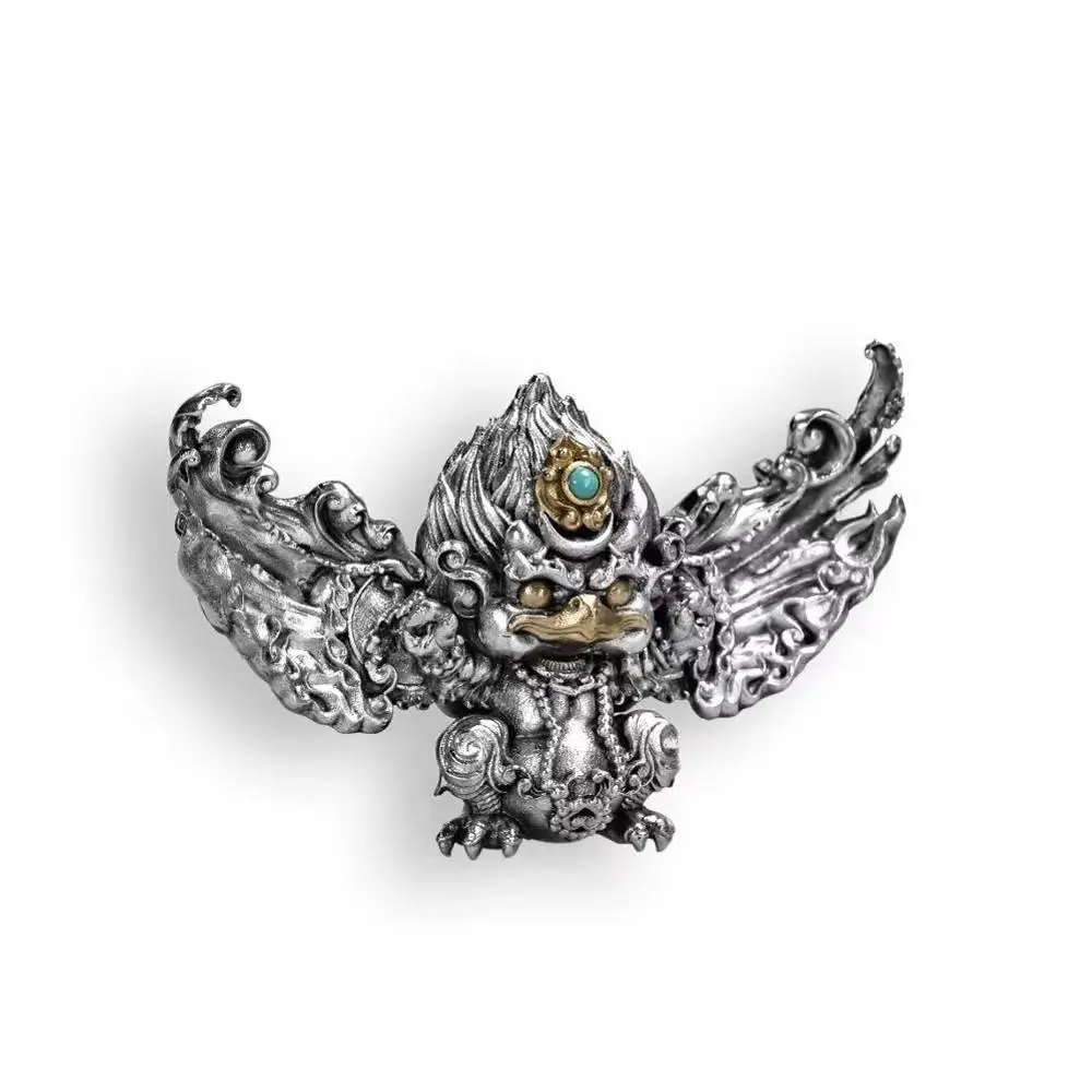 Trendy Tibetan Ethnic Style Golden Winged Dapeng Bird Pendant Necklace Cultural and Amusement Accessories Pendant
Trendy Tibetan Ethnic Style Golden Winged Dapeng Bird Pendant Necklace Cultural and Amusement Accessories Pendant