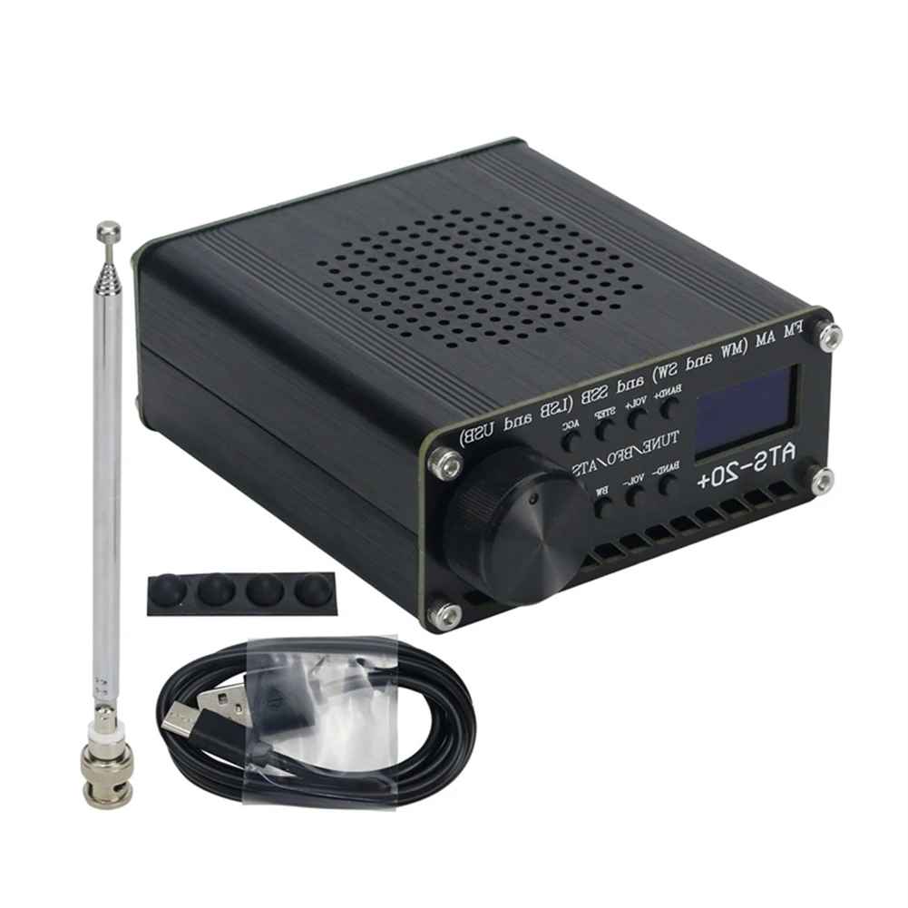 ATS-20+Plus ATS20 V2 SI4732 Radio Receiver DSP Receiver FM AM And SSB 3.50 * 4.21 * 1.61in Auto-hold Setting Radio Receiver
ATS-20+Plus ATS20 V2 SI4732 Radio Receiver DSP Receiver FM AM And SSB 3.50 * 4.21 * 1.61in Auto-hold Setting Radio Receiver