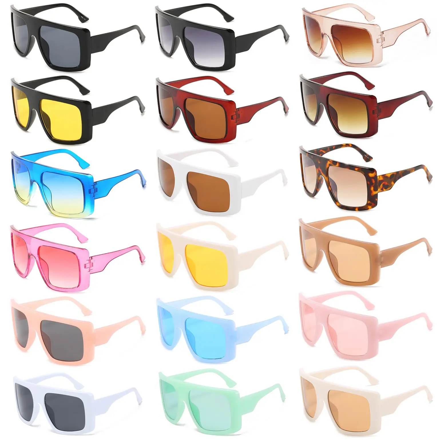 Women Vintage UV400 Gradient Oversized Shades Fashion Sun Glasses One-Piece Square Sunglasses Eyewear 
Women Vintage UV400 Gradient Oversized Shades Fashion Sun Glasses One-Piece Square Sunglasses Eyewear