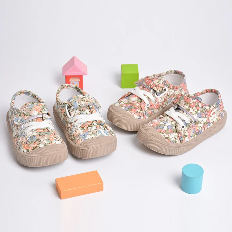 Size 21-26 Spring New Floral Kids Casual Shoes Children's Canvas Shoes Cute Flower Girls Cloth Shoes Toddler Sneakers
Size 21-26 Spring New Floral Kids Casual Shoes Children's Canvas Shoes Cute Flower Girls Cloth Shoes Toddler Sneakers