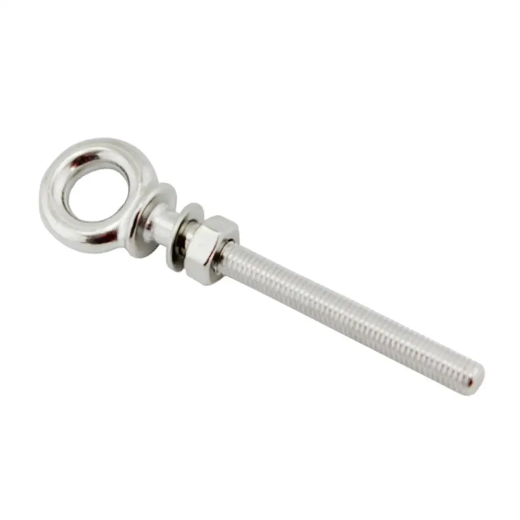 1Pc M6 x 60mm Stainless Steel Lifting Eye Bolts Eye Bolts with Nuts & Washers Set Round Screw Fasteners
1Pc M6 x 60mm Stainless Steel Lifting Eye Bolts Eye Bolts with Nuts & Washers Set Round Screw Fasteners
