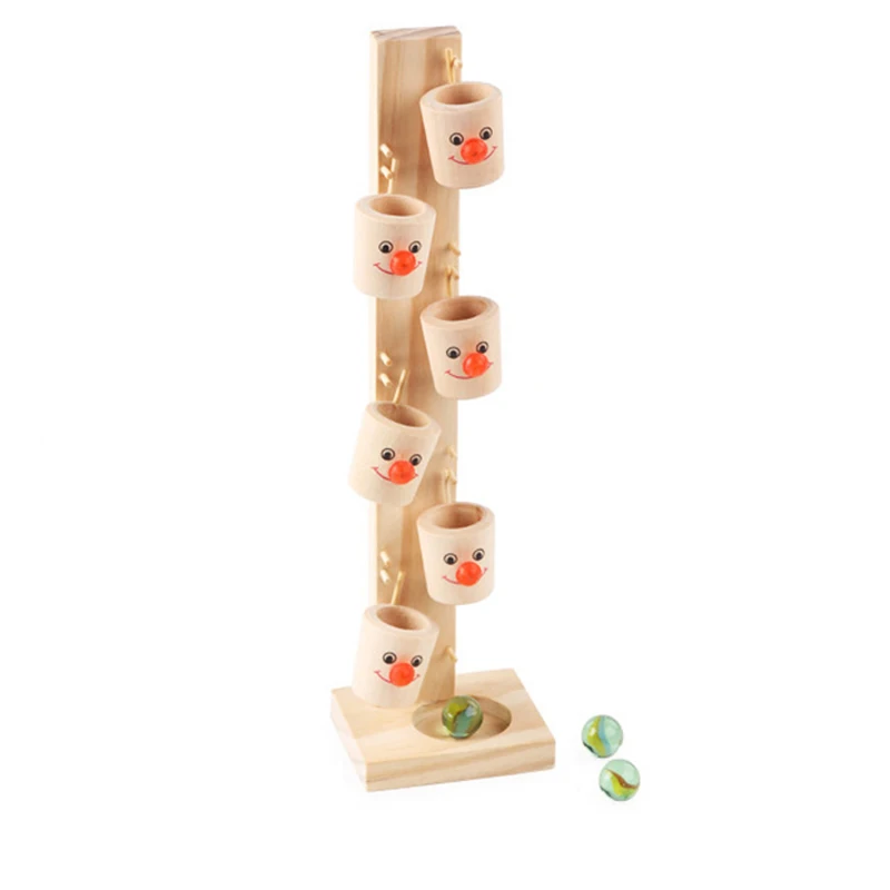 QWZ New Children's Educational Wooden Toy Clown Inverted Ball Marble Fun 0-3 Years Old Boys And Girls Decompression Game Pro
QWZ New Children's Educational Wooden Toy Clown Inverted Ball Marble Fun 0-3 Years Old Boys And Girls Decompression Game Pro