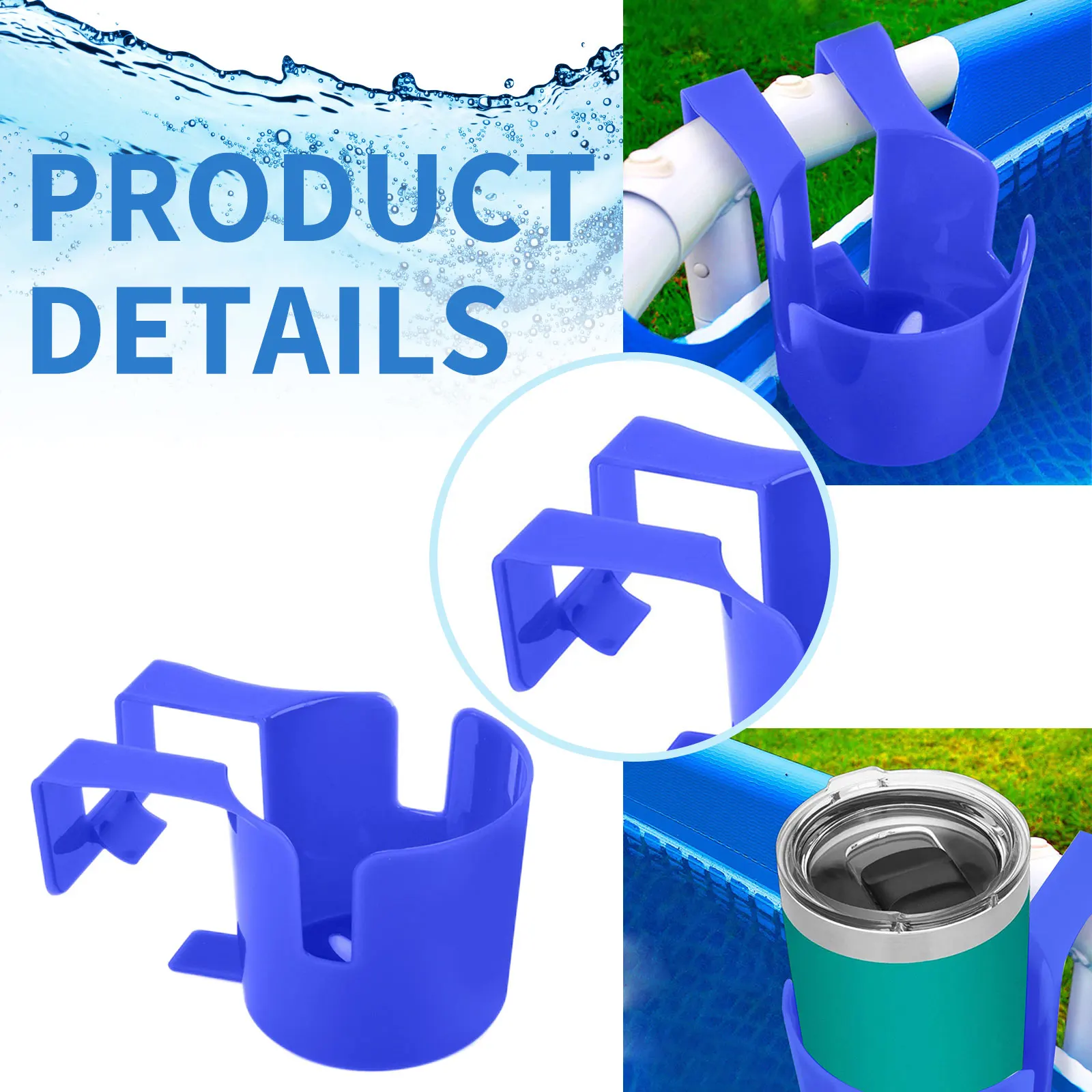 Swimming Pool Cup Holder Outdoor Family Pool Sturdy Pool Drink Holder Accessory Pool Hangers Durable Sturdy Plastic Hanging Cup
Swimming Pool Cup Holder Outdoor Family Pool Sturdy Pool Drink Holder Accessory Pool Hangers Durable Sturdy Plastic Hanging Cup