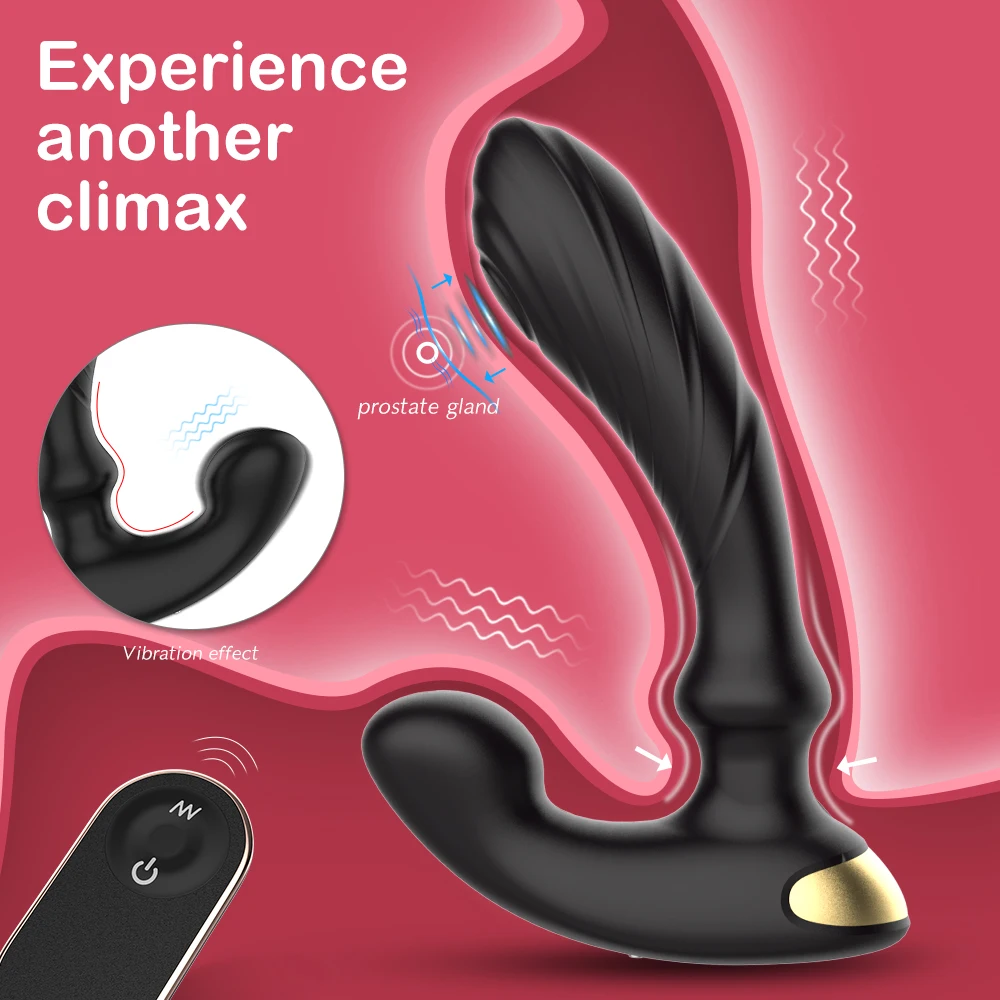 

Thumping Male Prostate Massager Anal Butt Plug Vibrators for Men Masturbator Remote Control Dildo Vibrator Sex Toys for Woman