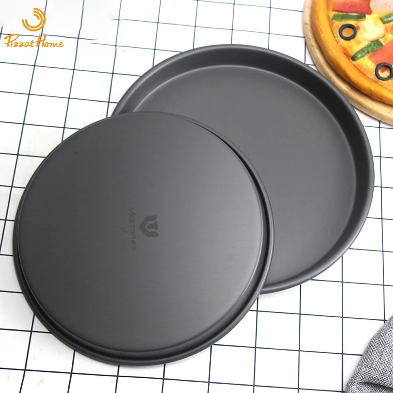 PizzAtHome 6/7/8/9/10/12 Inches Pizza Pan Aluminium Alloy Non-stick Plate Shallow Pan Deep Dish Bakeware Round Pizza Tray Mould
PizzAtHome 6/7/8/9/10/12 Inches Pizza Pan Aluminium Alloy Non-stick Plate Shallow Pan Deep Dish Bakeware Round Pizza Tray Mould