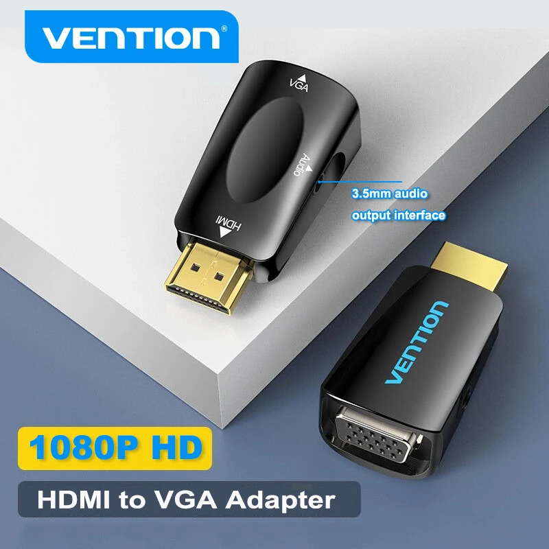 Адаптер Vention HDMI-VGA HDMI Male-VGA 15 Pin Female HD 1080P Аудио кабель конвертер для ПК ноутбука TV Box Компьютерный дисплей
Адаптер Vention HDMI-VGA HDMI Male-VGA 15 Pin Female HD 1080P Аудио кабель конвертер для ПК ноутбука TV Box Компьютерный дисплей
