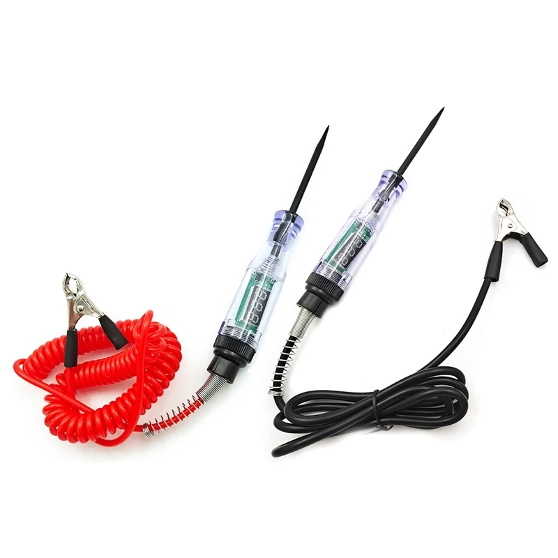 X37F Universal Electric Circuit Tester Voltage Current Test Car Motorcycle 6V - 24V Portable Probe Pen Indicator Light
X37F Universal Electric Circuit Tester Voltage Current Test Car Motorcycle 6V - 24V Portable Probe Pen Indicator Light