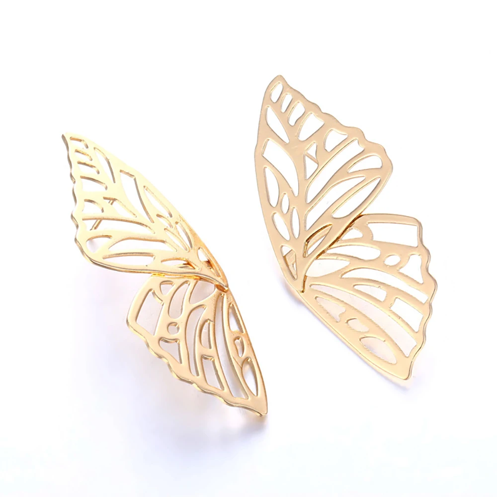 Creative Fashion Butterfly Wings Ladies Earrings Wild Personality Hollow Butterfly Pattern Earrings Female Girls Accessories
Creative Fashion Butterfly Wings Ladies Earrings Wild Personality Hollow Butterfly Pattern Earrings Female Girls Accessories
