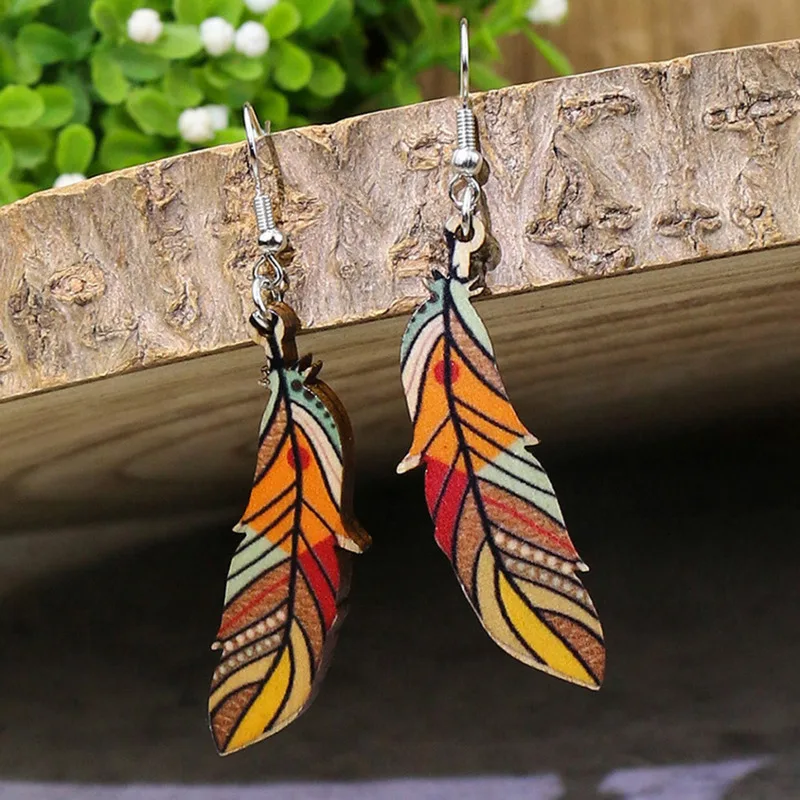 2022 Wooden Leave Earrings For Women Ethnic Print Leaf Shape Long Vintage Wood Earrings
2022 Wooden Leave Earrings For Women Ethnic Print Leaf Shape Long Vintage Wood Earrings