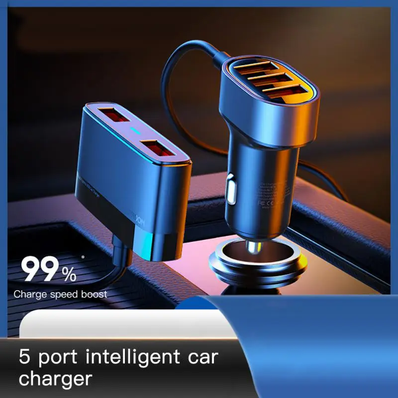 5 USB Car Charger 12V Cell Phone Charger Fast Charging For Multiple Devices Cigarette Lighter Adapter Usb Socket In The Car
5 USB Car Charger 12V Cell Phone Charger Fast Charging For Multiple Devices Cigarette Lighter Adapter Usb Socket In The Car