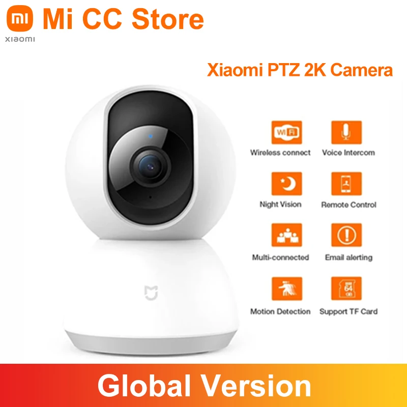 Global Version Xiaomi Mi 360° Home Security Camera 2K WiFi 1296P Mini Camera Infrared Night Vision Two Way Audio CCTV
Global Version Xiaomi Mi 360° Home Security Camera 2K WiFi 1296P Mini Camera Infrared Night Vision Two Way Audio CCTV