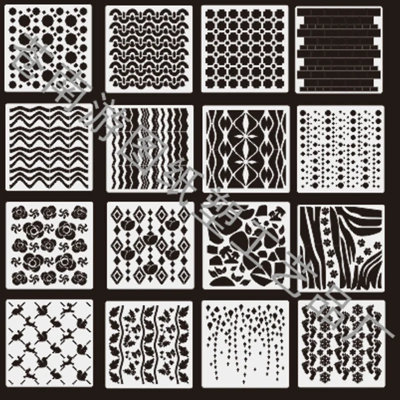 16 Pcs Square 150mm Geometric Drawing Stencils Irregular Pet Hollow Diy Auxiliary Painting Paper Scrapbooking Coloring Templates
16 Pcs Square 150mm Geometric Drawing Stencils Irregular Pet Hollow Diy Auxiliary Painting Paper Scrapbooking Coloring Templates