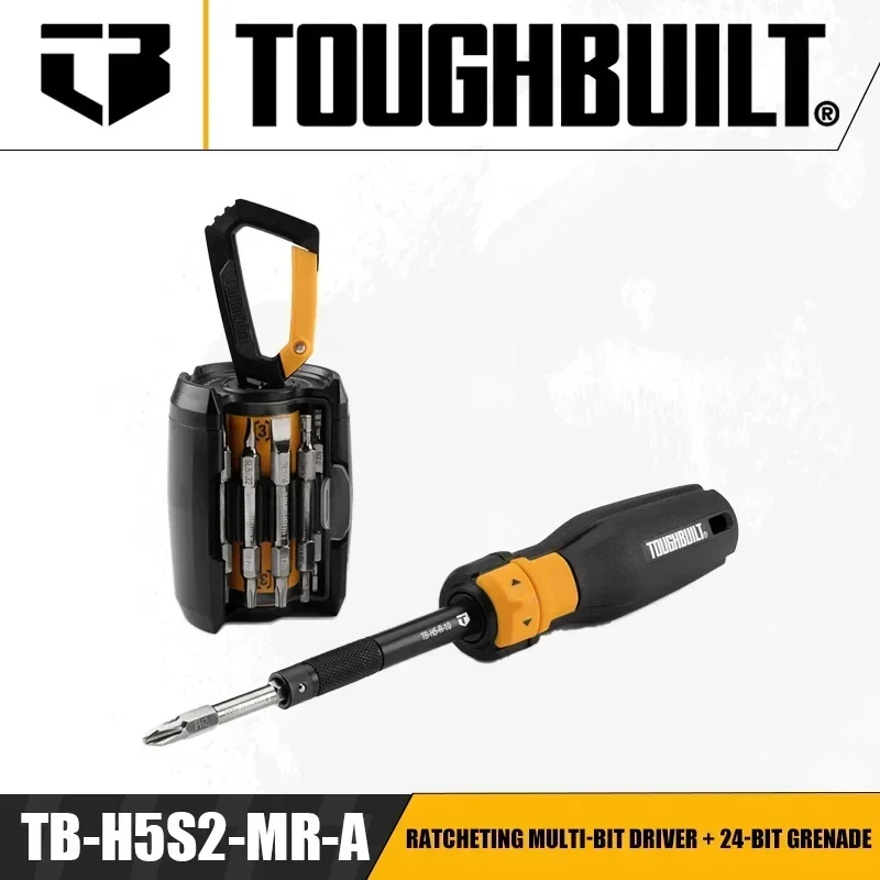 TOUGHBUILT TB-H5S2-MR-A Многобитная отвертка с храповым механизмом
TOUGHBUILT TB-H5S2-MR-A Многобитная отвертка с храповым механизмом