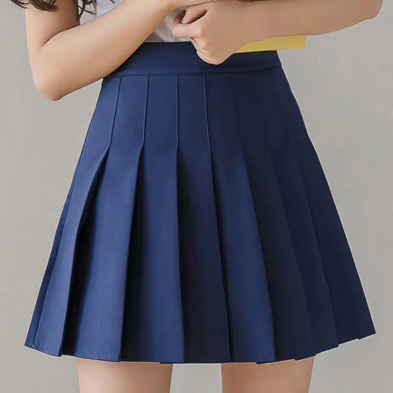 Women High Waist Pleated Skirt y2k Summer Casual Kawaii A-line Plaid black tennis Japanese School Uniform Mini Skirts for Girls
Women High Waist Pleated Skirt y2k Summer Casual Kawaii A-line Plaid black tennis Japanese School Uniform Mini Skirts for Girls
