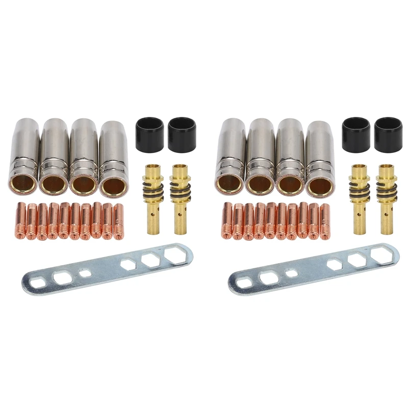 38Pcs Welding Torch Nozzle Part Kit Conical Nozzle Sleeve Rod Tool Set For Binzel 15Ak Welder Accessories
38Pcs Welding Torch Nozzle Part Kit Conical Nozzle Sleeve Rod Tool Set For Binzel 15Ak Welder Accessories