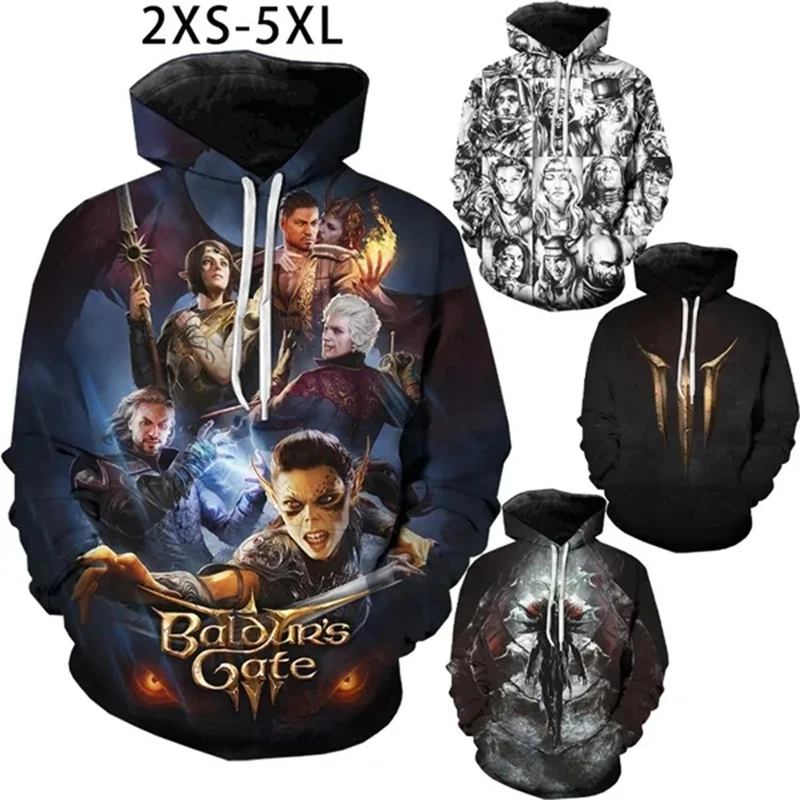 Baldurs Gate 3 Men Women Hoodies Sweatshirts 3D Printed Funny Hip HOP Hoodies Streetwear Hooded Jackets Tracksuits Movie Hoodies
Baldurs Gate 3 Men Women Hoodies Sweatshirts 3D Printed Funny Hip HOP Hoodies Streetwear Hooded Jackets Tracksuits Movie Hoodies