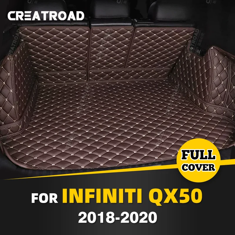 Автомобильный коврик для багажника с полным покрытием для Infiniti QX50 2018-2020 19, автомобильный коврик для багажника, подкладка для груза, защитные аксессуары для интерьера
Автомобильный коврик для багажника с полным покрытием для Infiniti QX50 2018-2020 19, автомобильный коврик для багажника, подкладка для груза, защитные аксессуары для интерьера