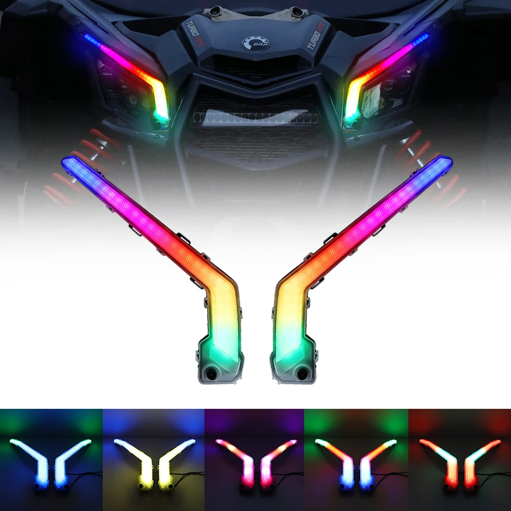 Передние светодиодные указатели поворота RGB для Can-Am Maverick X3 XDS XRS Max Turbo R 2017-2022 # 710004994 & 710004995
Передние светодиодные указатели поворота RGB для Can-Am Maverick X3 XDS XRS Max Turbo R 2017-2022 # 710004994 & 710004995
