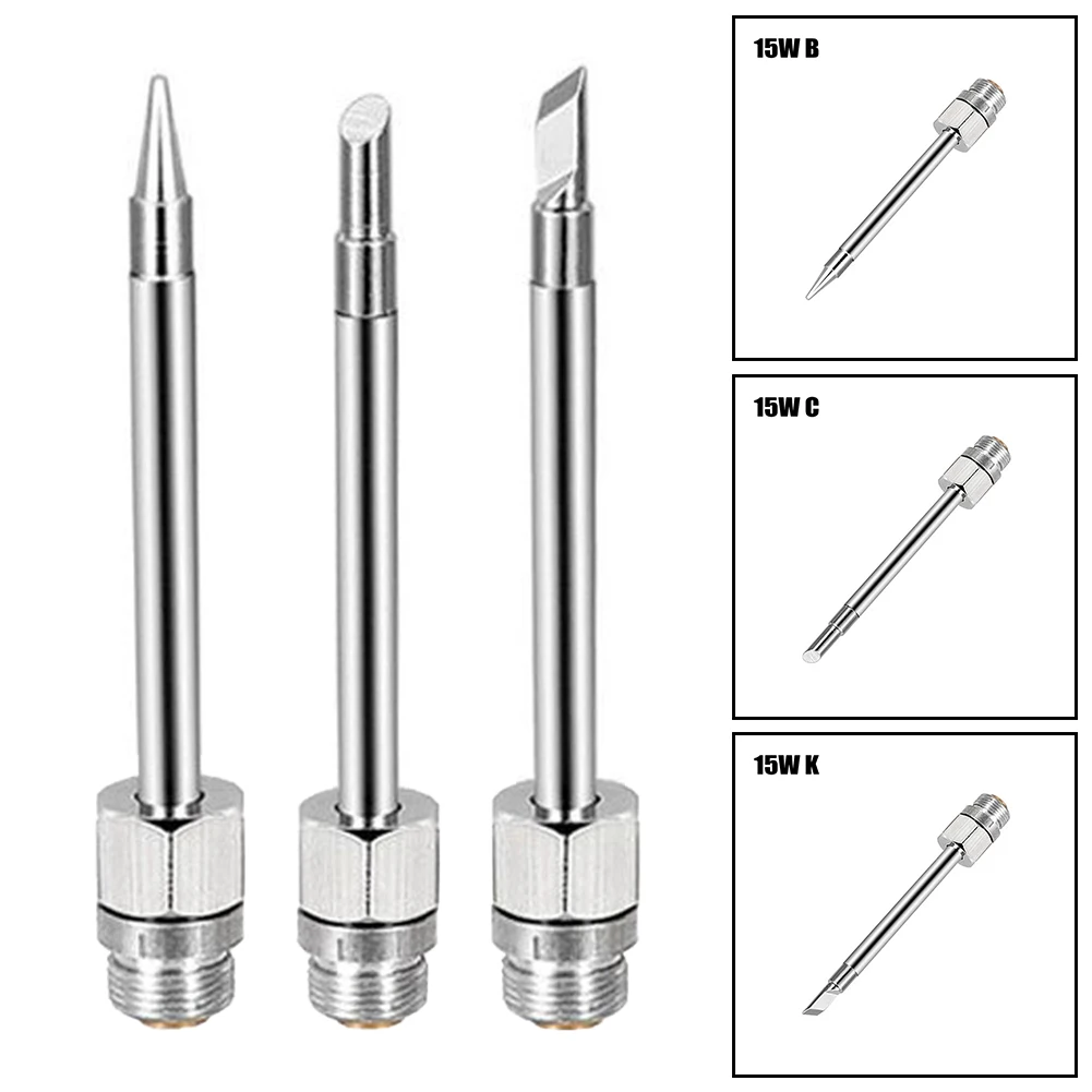 1pc 15W Soldering Iron Tip B/C/K 510 Interface Solder Welding Tips Copper 500° For Portable USB Welding Rework Tool Accessories
1pc 15W Soldering Iron Tip B/C/K 510 Interface Solder Welding Tips Copper 500° For Portable USB Welding Rework Tool Accessories