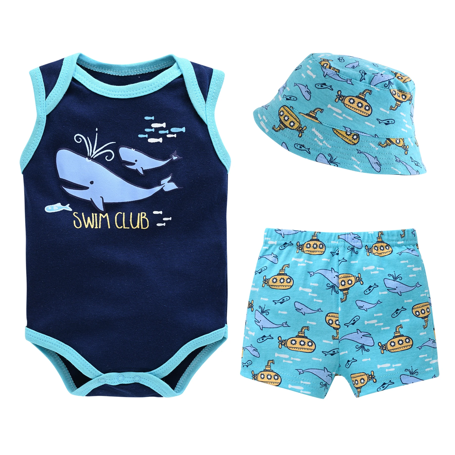 Baby Clothing Sets Boys 3 pcs 100% Cotton Boys Romper Shorts Hats Summer Cartoon Printing Kids Clothes Bodysuit
Baby Clothing Sets Boys 3 pcs 100% Cotton Boys Romper Shorts Hats Summer Cartoon Printing Kids Clothes Bodysuit