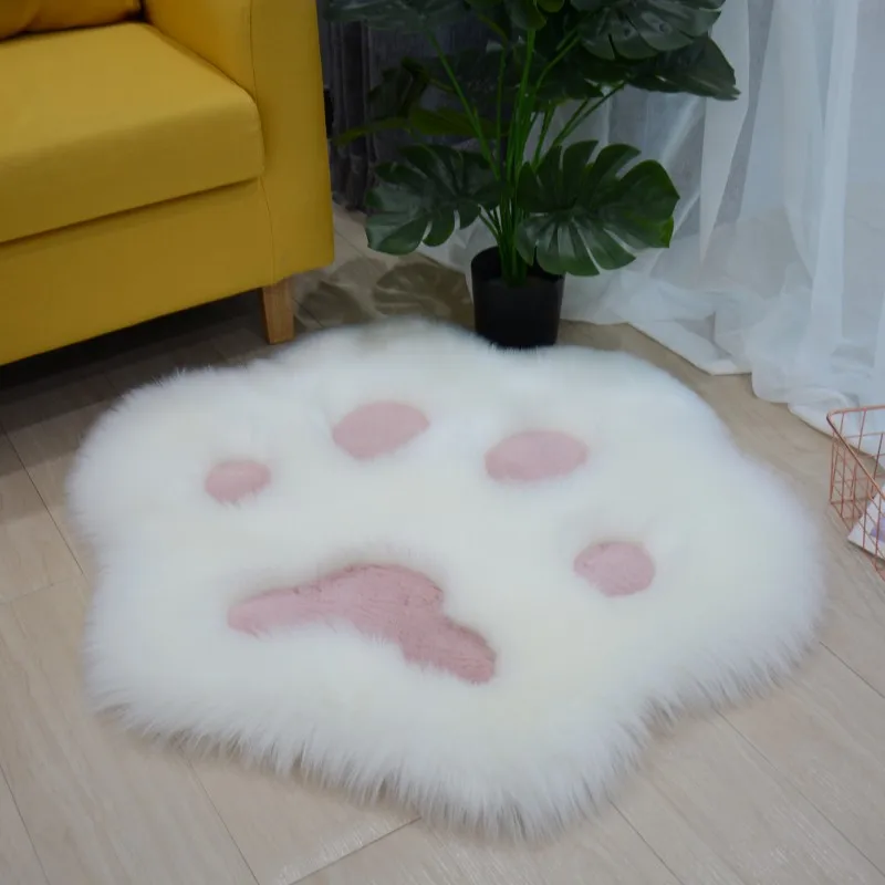 Cute Cat Paw Pattern Soft Plush Carpet Home Sofa Coffee Table Floor Mat Bedroom Bedside Decorative Carpe t Christmas gifts
Cute Cat Paw Pattern Soft Plush Carpet Home Sofa Coffee Table Floor Mat Bedroom Bedside Decorative Carpe t Christmas gifts
