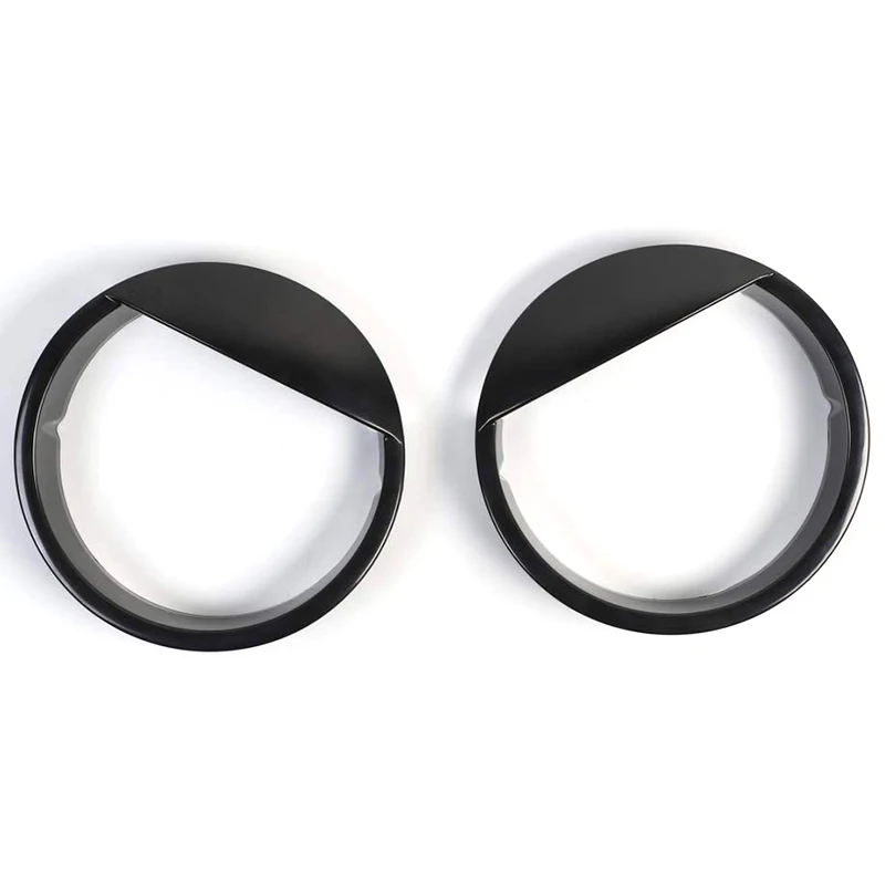 

Angry Eyes Headlight Bezels Cover Trim for Jeep Wrangler TJ 1997-2006 Angry Bird Head Lights Bezel Lamp Cover