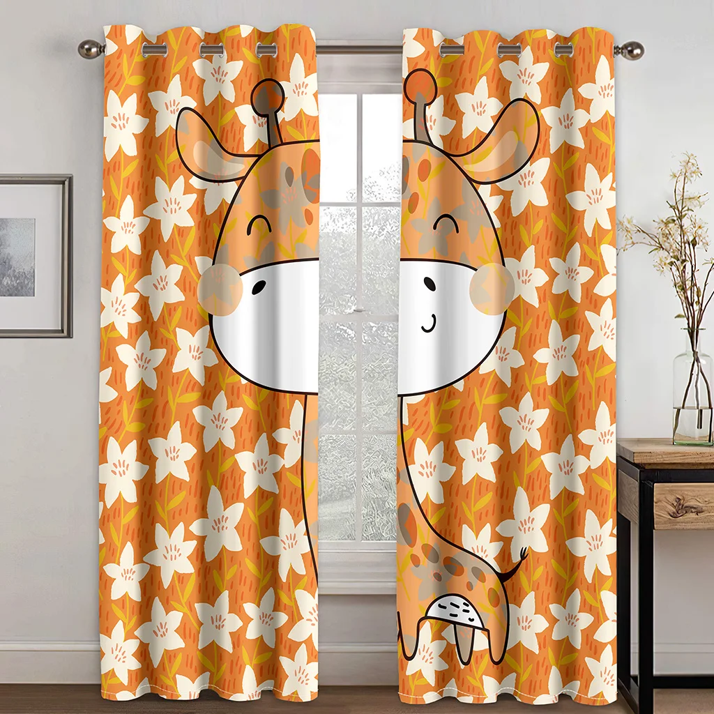 3D Custom Curtains Cute Animal of Giraffe Curtain Kit, Suitable for Home Curtains In The Living Room and Bedroom for Children
3D Custom Curtains Cute Animal of Giraffe Curtain Kit, Suitable for Home Curtains In The Living Room and Bedroom for Children