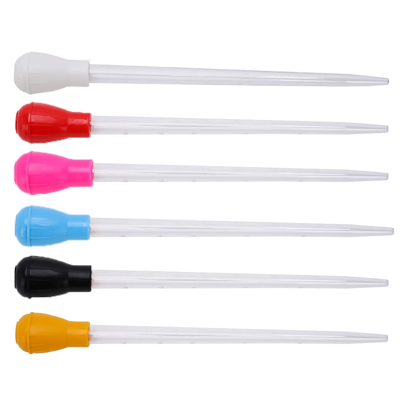 

28/43CM 30/50ml Supply tube aquarium clean tool pipette fish tank siphon pump water changer aquarium pipette BBQ Tool